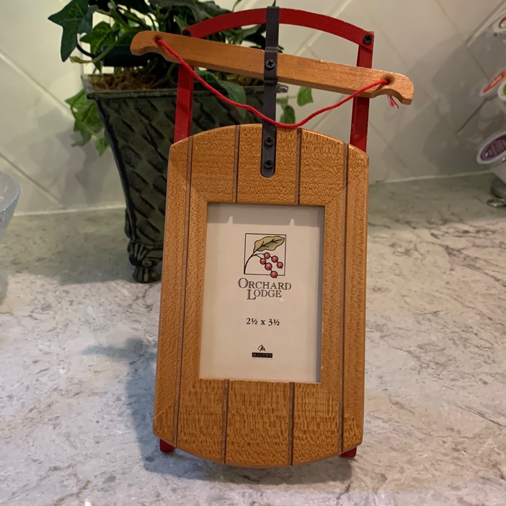Winter Sled picture frame